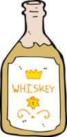 tecknad whiskyflaska png