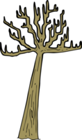 cartone animato inverno albero png