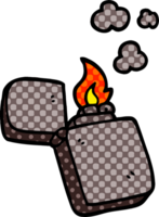 Cartoon-Doodle altes Feuerzeug png