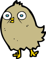 lustiger Cartoon-Vogel png