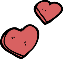 cartoon love hearts png