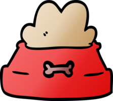 cartoon doodle pet bowl png