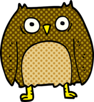 funny cartoon doodle owl png