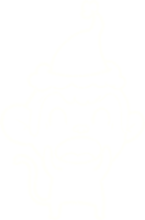 desenho de giz de macaco festivo png