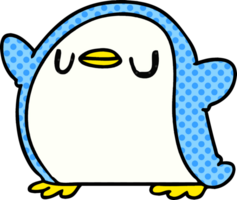 kawaii de dessin animé d'un pingouin mignon png