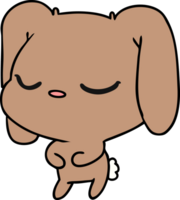 cartoon of cute kawaii bunny png