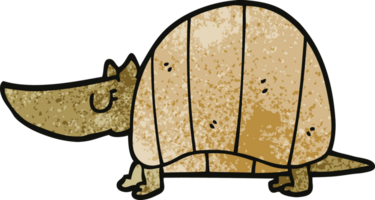 caricatura, garabato, armadillo png