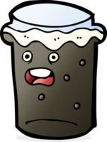 cartoon glass of stout beer png