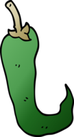 cartoon doodle chili peper png