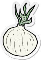 sticker of a cartoon onion png