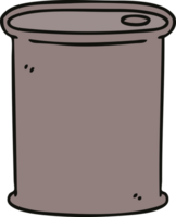 quirky hand drawn cartoon barrel png