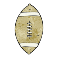 textured cartoon football png