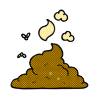 cartoon steaming pile of poop png