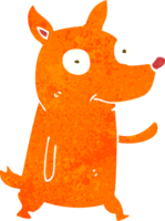 dessin animé petit chien agitant png