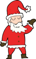 Cartoon-Weihnachtsmann png