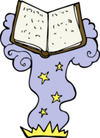 cartoon magic spell book png