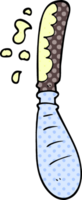 Cartoon-Doodle Buttermesser png