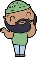 cartoon bearded man png