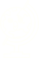 desenho de giz globo png