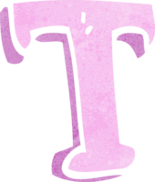 cartoon letter T png