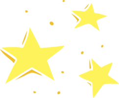 platt Färg illustration tecknad serie dekorativ stjärnor png
