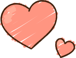 amore cuori disegno a gesso png