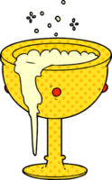 copa mágica de dibujos animados png