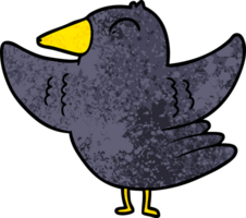 cartoon bird spreading wings png