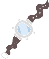 flat color illustration of wrist watch png