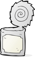 cartoon open tin can png