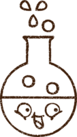 experimento científico dibujo al carboncillo png