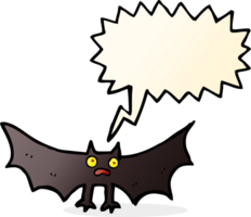 cartoon bat with speech bubble png