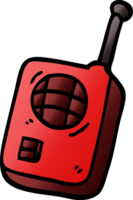 Cartoon-Doodle-Walkie-Talkie png