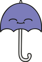 fofa desenho animado do uma guarda-chuva png