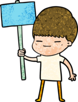 Cartoon selbstgefälliger Junge png