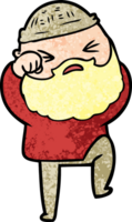 cartone animato uomo con barba png