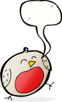 Robin dos desenhos animados com balão png