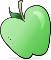 mano dibujado dibujos animados manzana png