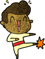 cartoon excited man png