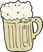 caneca de cerveja dos desenhos animados png