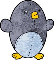 cartoon stuffed toy penguin png
