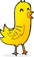 pájaro feliz de dibujos animados png