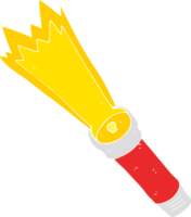 flat color illustration of torch png