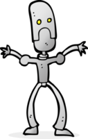 robot drôle de dessin animé png