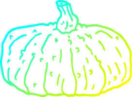 cold gradient line drawing of a cartoon squash png