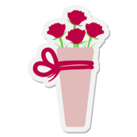 boeket bloemen sticker png