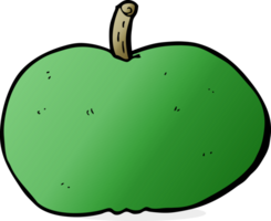 manzana feliz de dibujos animados png