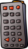 cartoon doodle remote control png