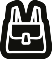 école cartable icône symbole png