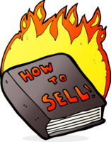 cartoon how to sell book png